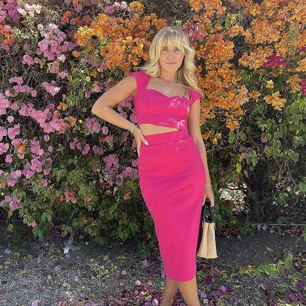The Drop Hot Pink Top